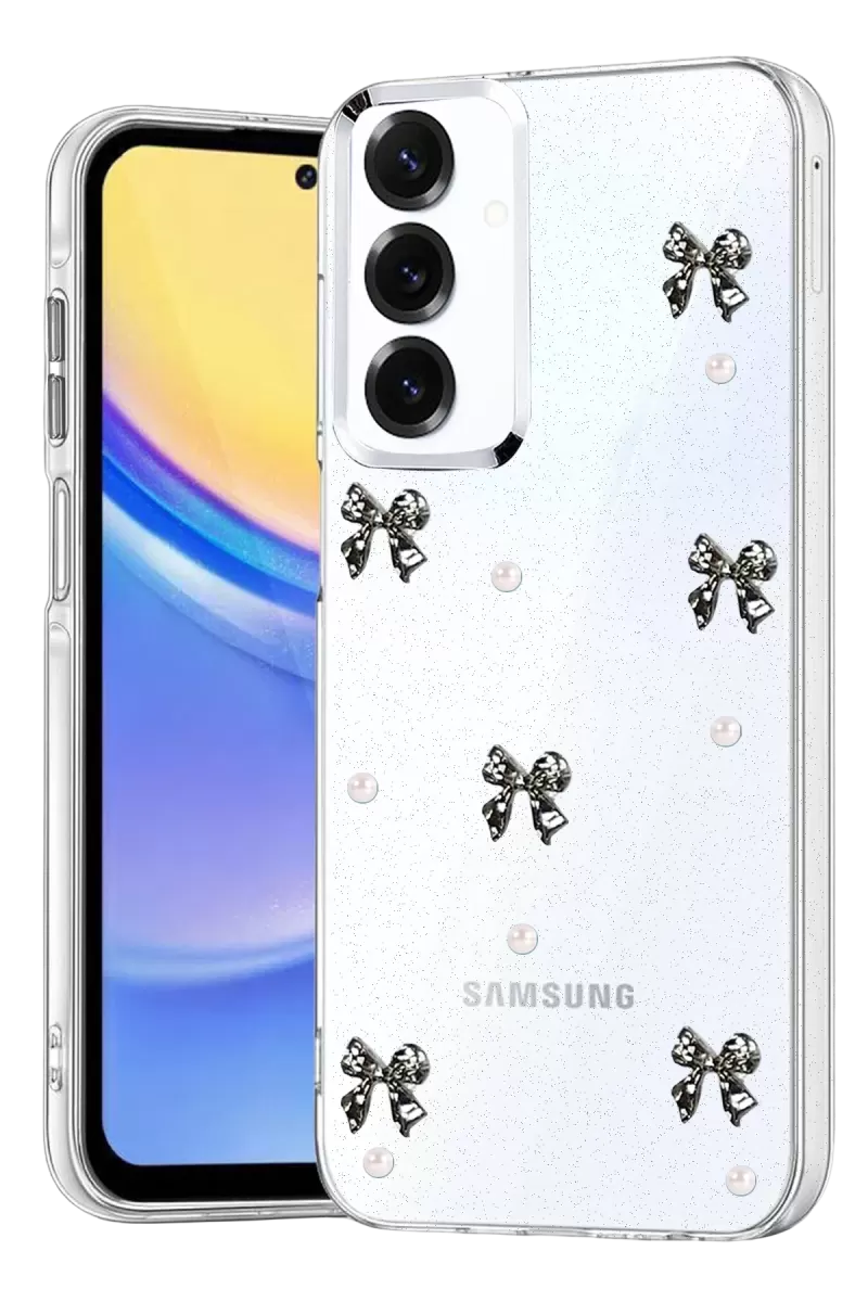 Newface Samsung Galaxy A24 4G Fiyonk Desenli Kapak - Desen 8