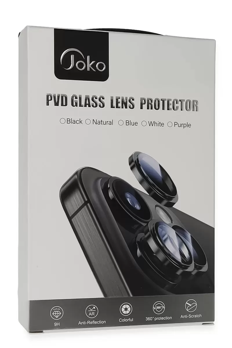 Joko Apple iPhone 13 PVD Metal Kamera Lens - Gümüş