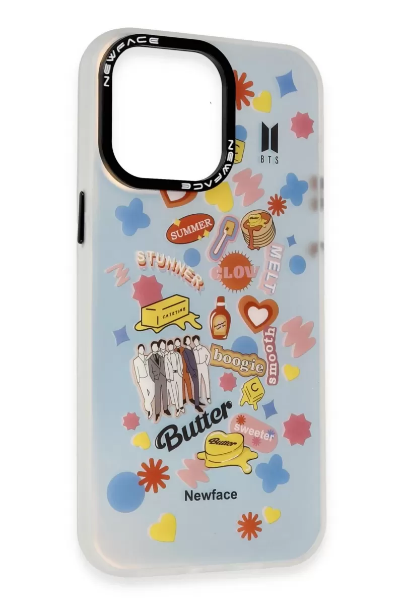 Newface Apple iPhone 13 Pro Max Kılıf Estoril Desenli Kapak - Estoril - 16