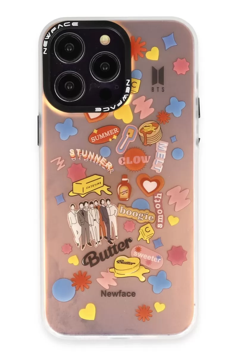 Newface Apple iPhone 13 Pro Max Kılıf Estoril Desenli Kapak - Estoril - 16