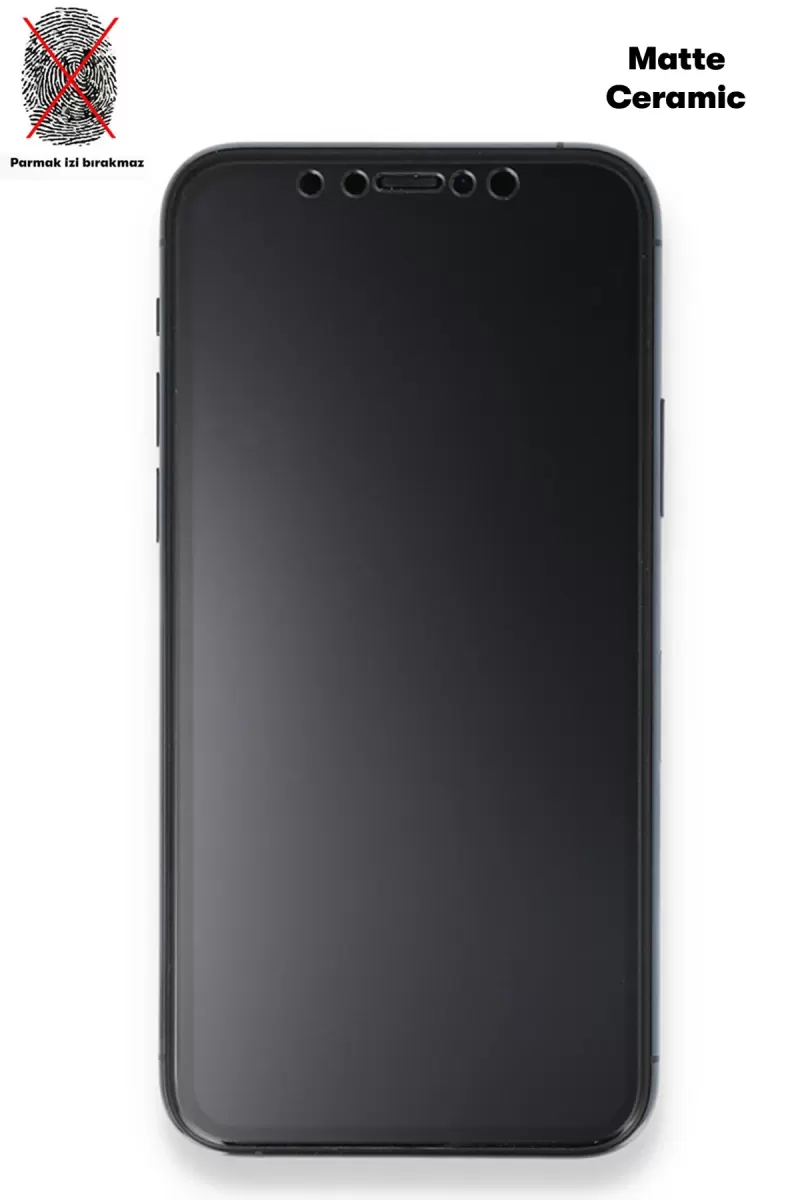 Newface Apple iPhone 7 Mat Seramik Nano Ekran Koruyucu - Siyah