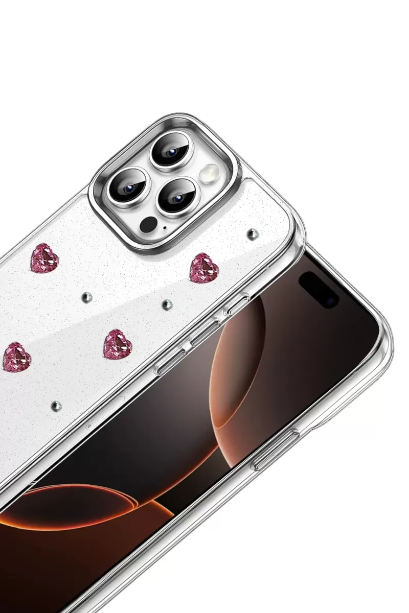 Newface Apple iPhone 16 Pro Fiyonk Desenli Kapak - Desen 3