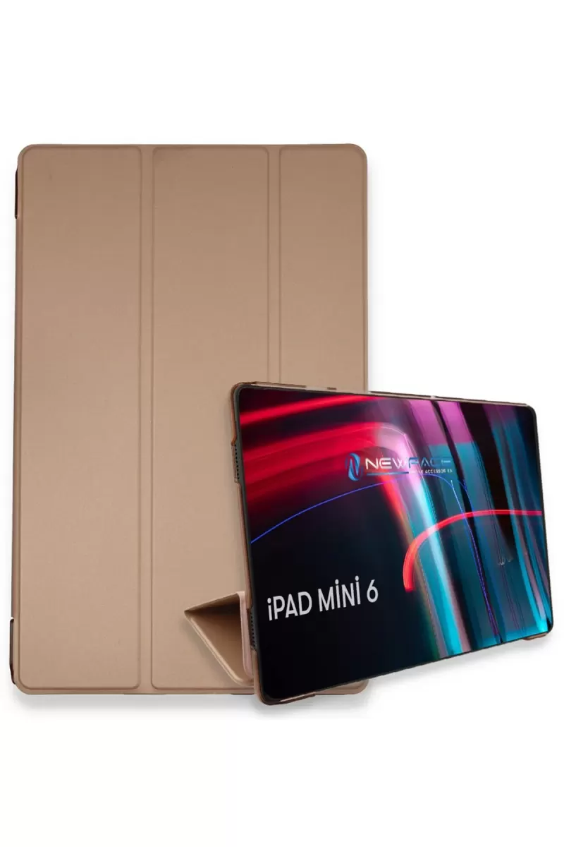 Newface Apple iPad Mini 6 Kılıf Tablet Smart Kılıf - Rose Gold