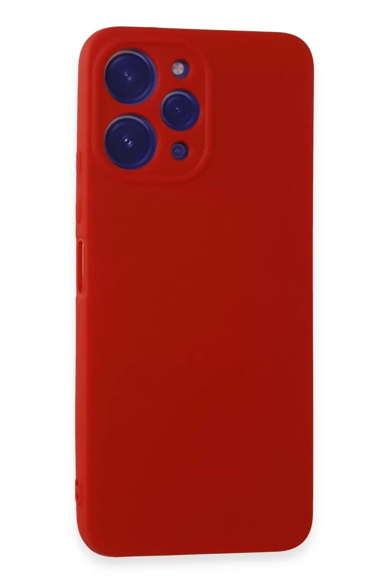Newface Xiaomi Redmi 12 Kılıf First Silikon - Kırmızı