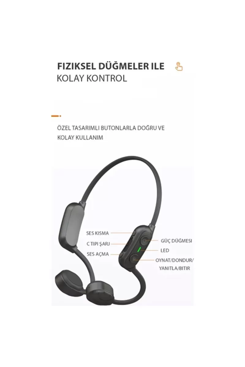 Newface AS10 Plus Suya Dayanıklı Bluetooth Kulaklık - Siyah