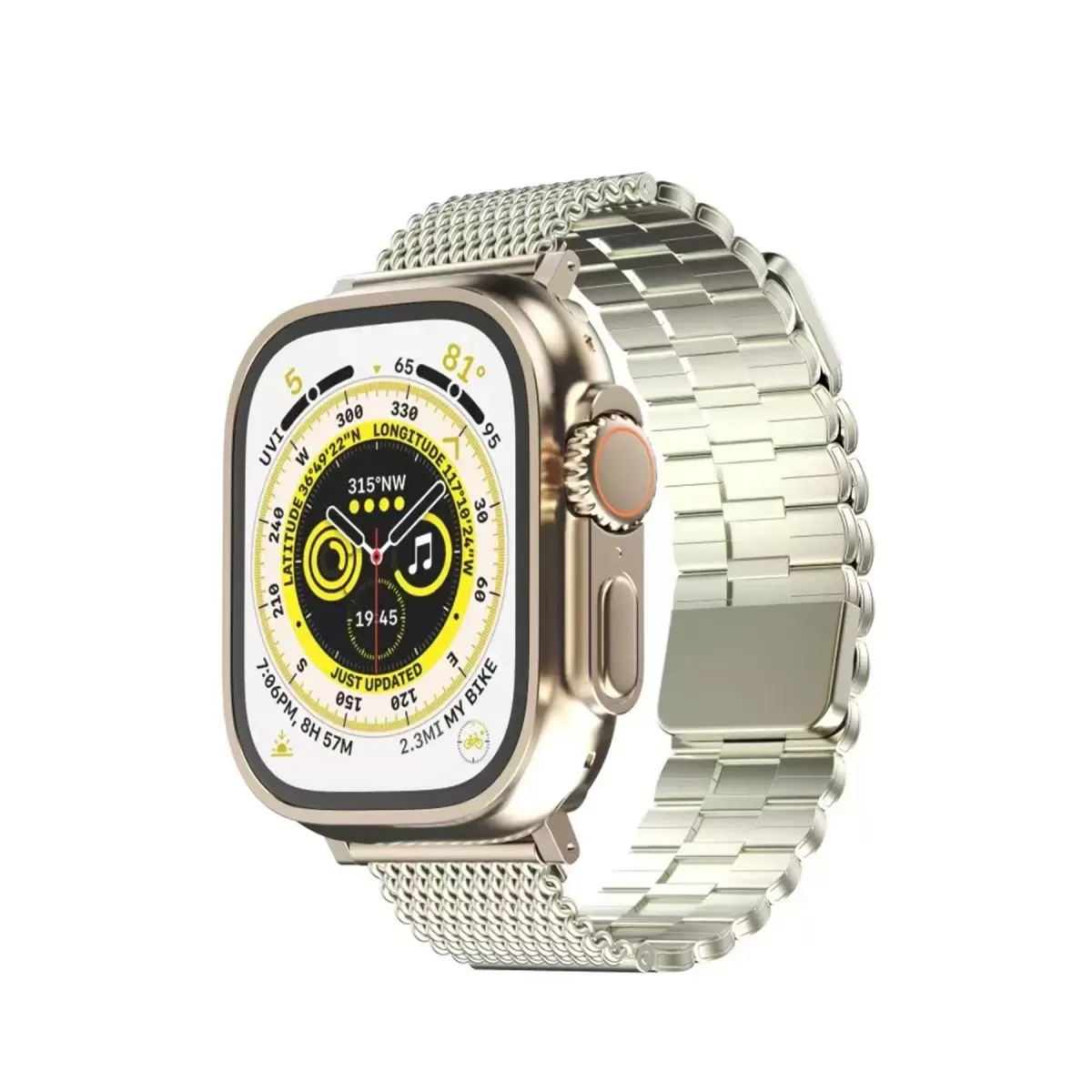 Newface Apple Watch 42mm Ascend Metal Kordon - Yıldız Işığı