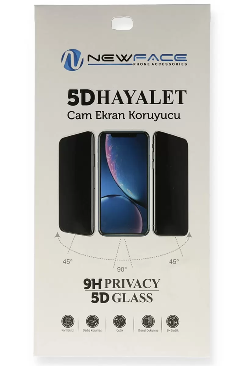 Newface Samsung Galaxy A21S 5D Hayalet Cam Ekran Koruyucu