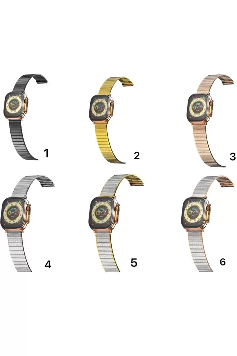 Newface Apple Watch 42mm Made Metal Kordon - Gümüş