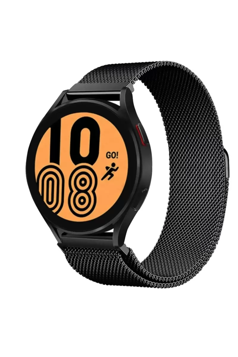 Newface Watch 20mm Metal Mıknatıslı Kordon - Siyah
