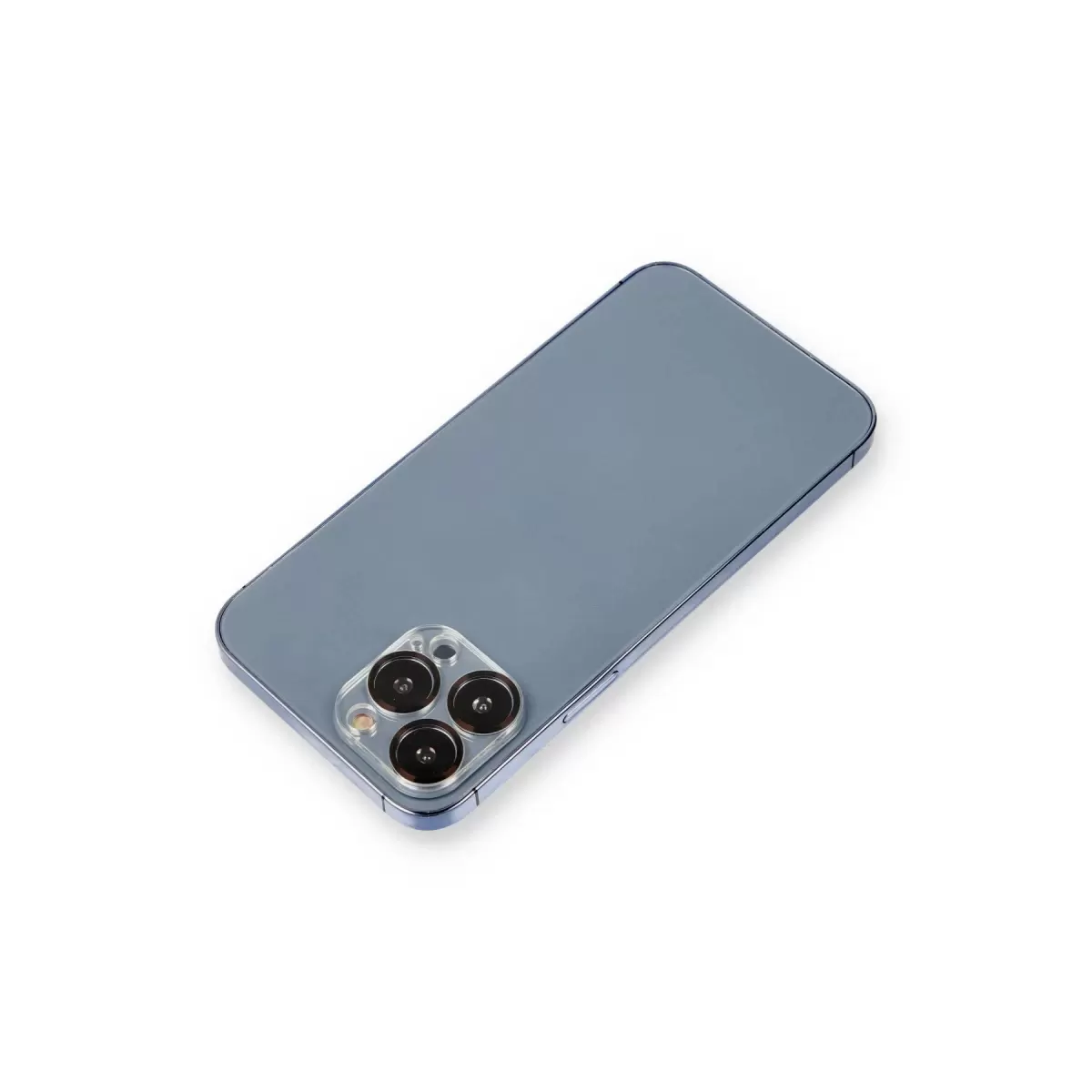 Newface Apple iPhone 12 Pro Max Metal Kamera Lens Koruma Cam - Siyah
