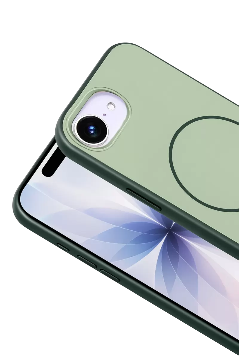 Joko Apple iPhone 16E Neva Magsafe Kapak - Koyu Yeşil