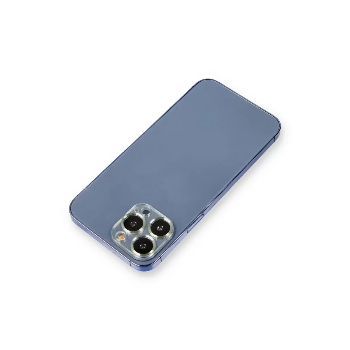 Newface Apple iPhone 13 Pro Metal Kamera Lens Koruma Cam - Açık Yeşil