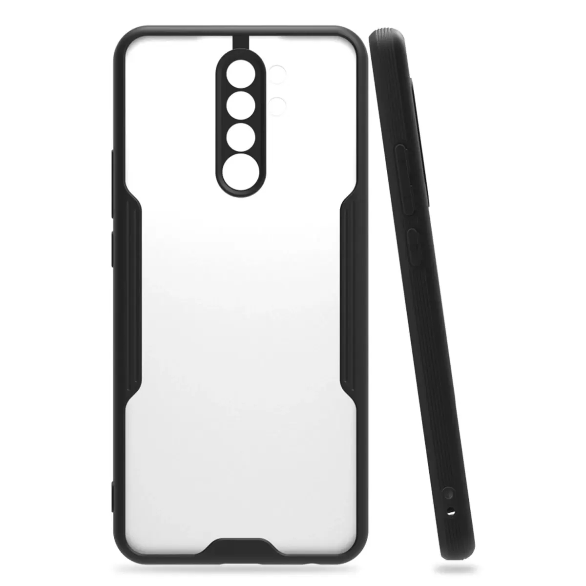 Newface Xiaomi Redmi Note 8 Pro Kılıf Platin Silikon - Siyah