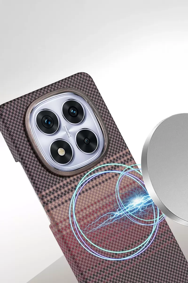 Newface Xiaomi Redmi Note 14 Pro Plus Vega Magsafe Kapak - Yeşil