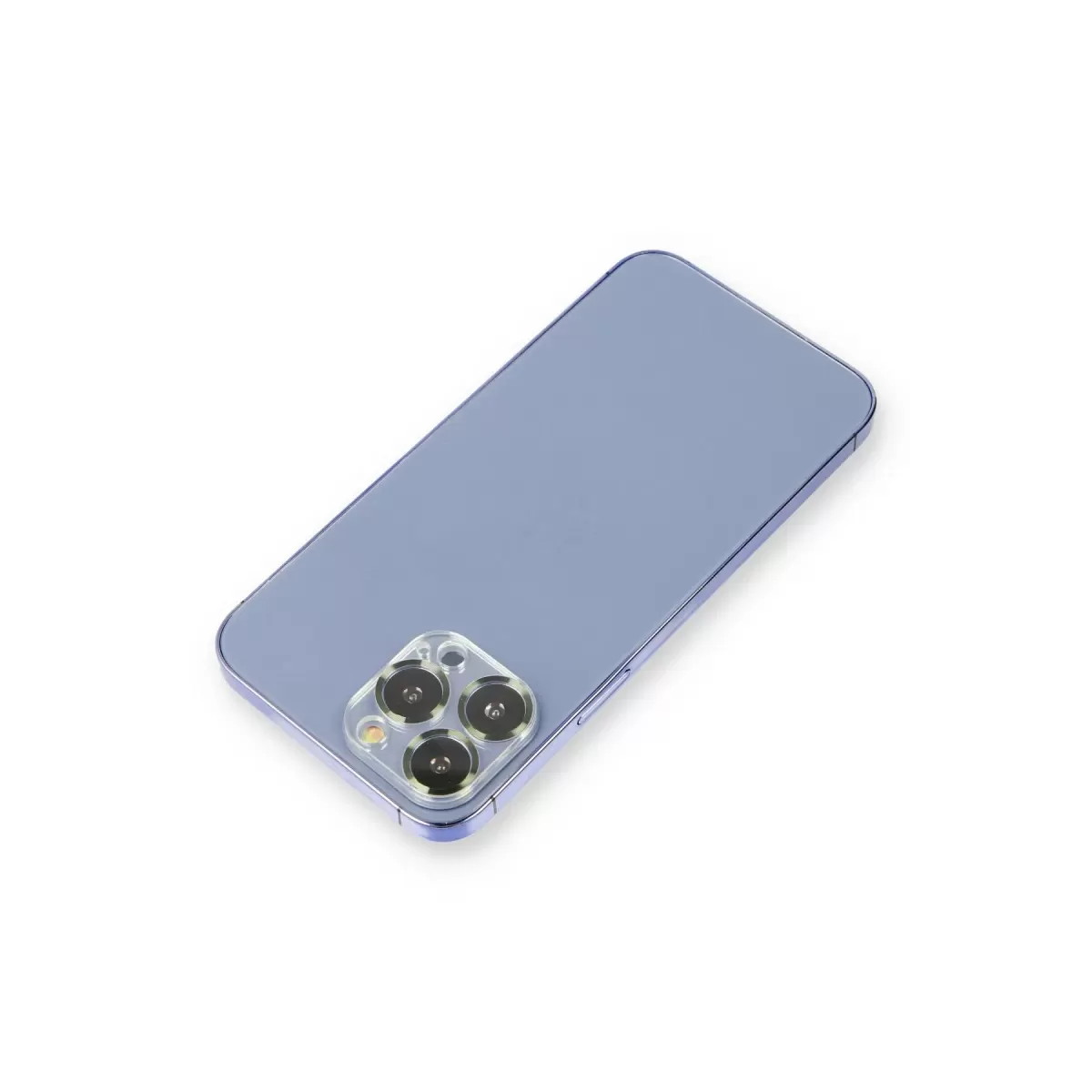 Newface Apple iPhone 13 Pro Max Metal Kamera Lens Koruma Cam - Koyu Yeşil