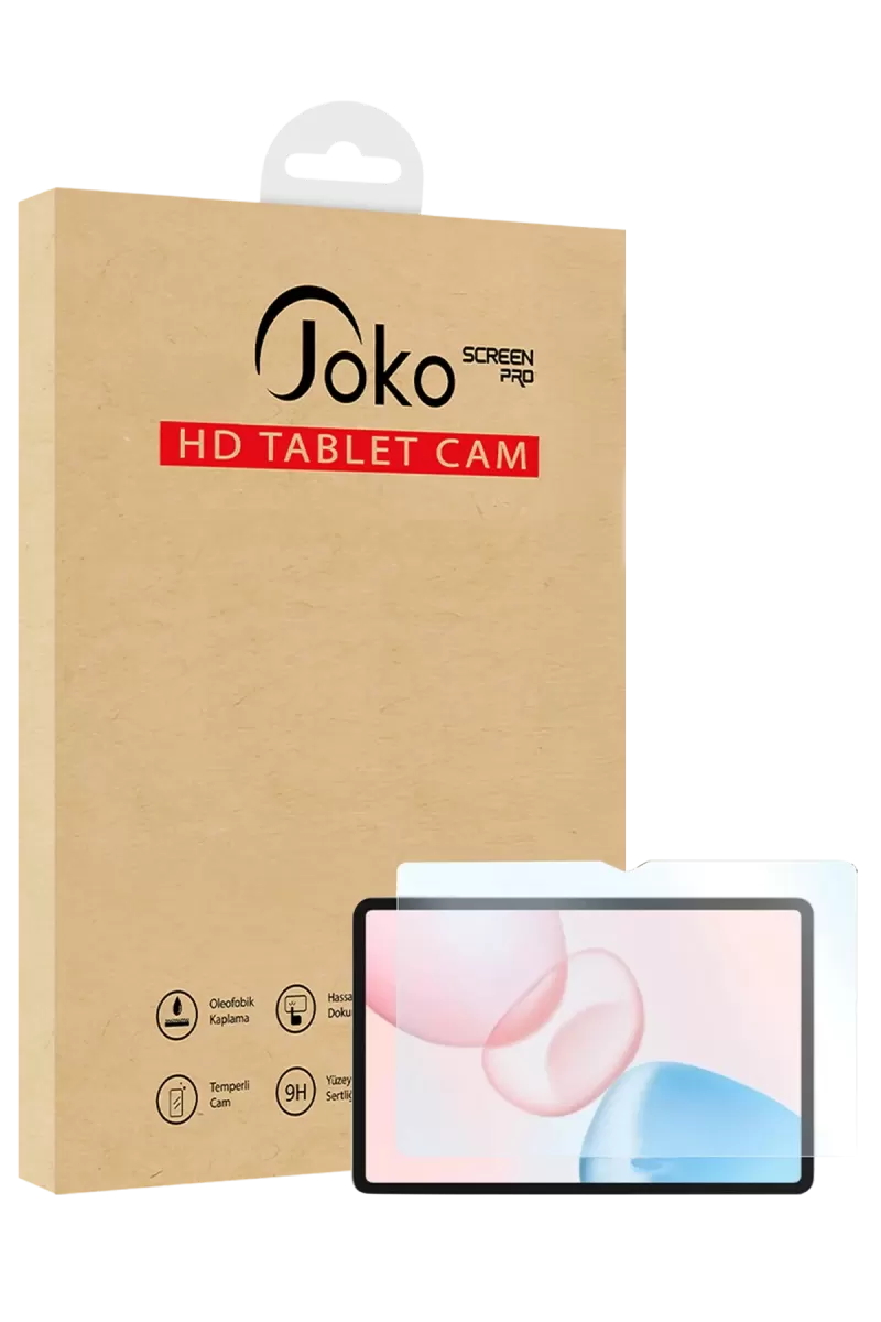 Joko Huawei Honor Pad 10 12.1 HD Tablet Cam Ekran Koruyucu - Şeffaf
