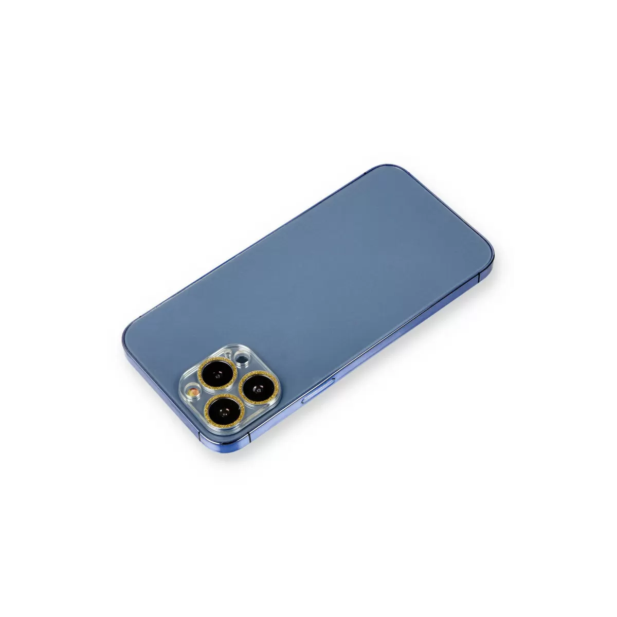Newface Apple iPhone 12 Pro Max Shine Kamera Lens Koruma Cam - Gold