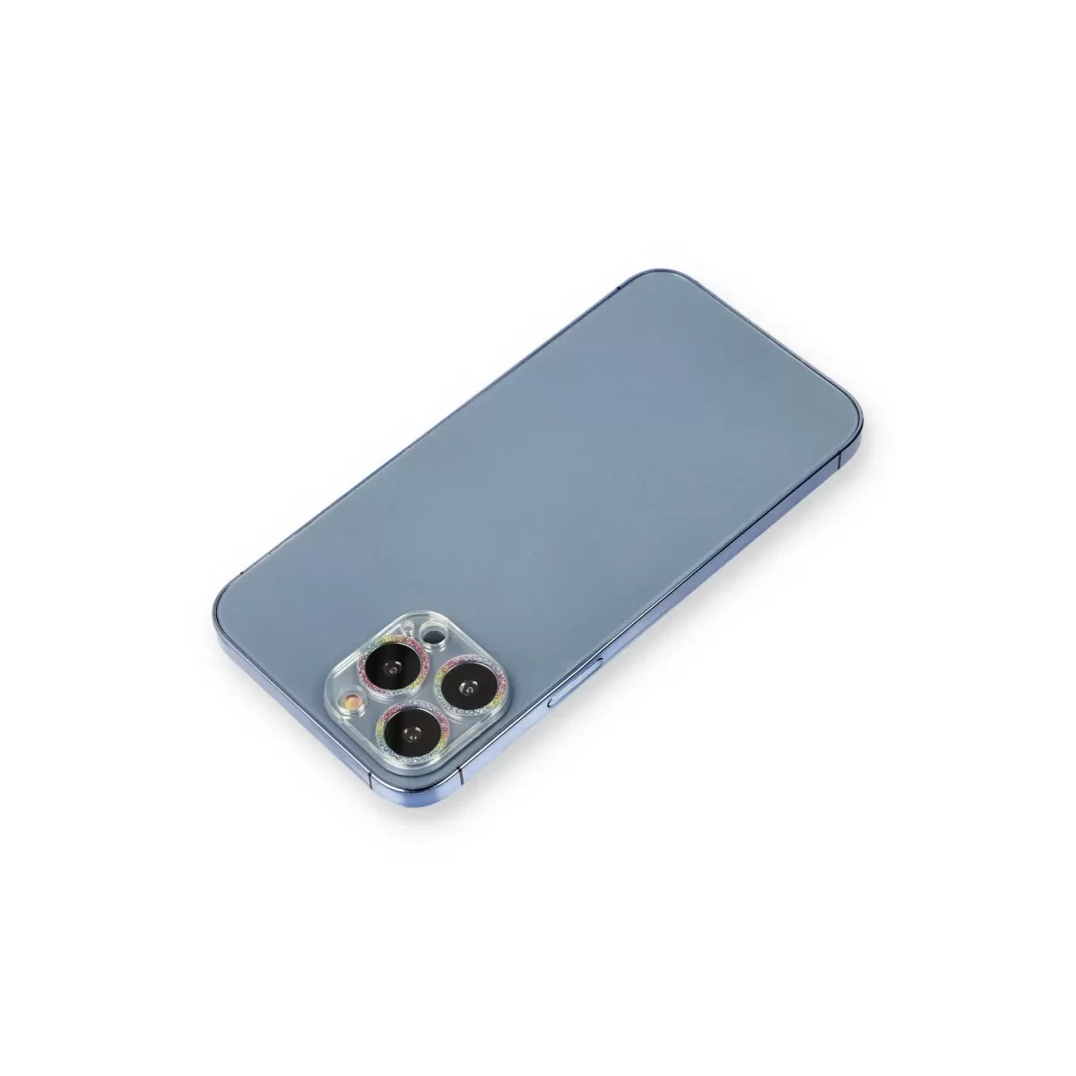 Newface Apple iPhone 13 Pro Shine Kamera Lens Koruma Cam - Rainbow
