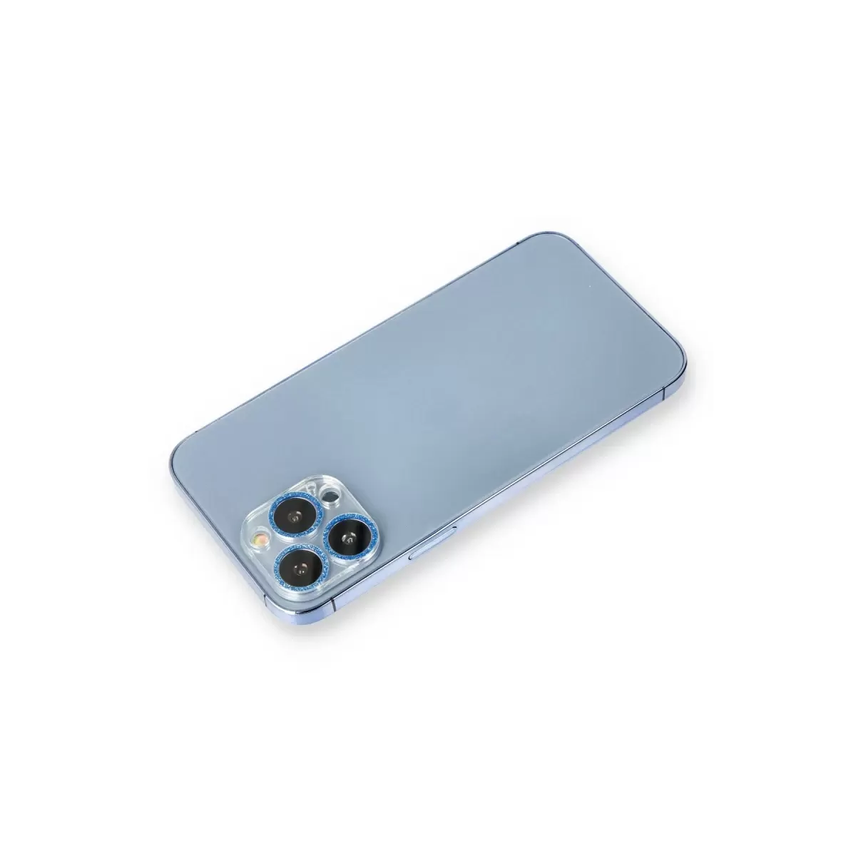 Newface Apple iPhone 13 Pro Max Shine Kamera Lens Koruma Cam - Mavi
