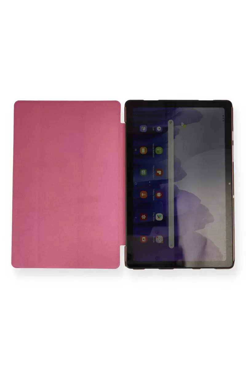 Newface Samsung Galaxy X200 Tab A8 10.5 Kılıf Tablet Smart Kılıf - Pembe