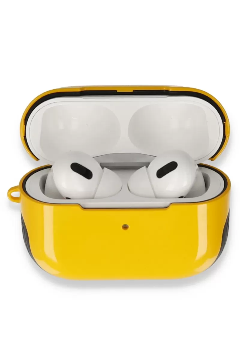 Newface Apple Airpods 3 (3.nesil) 3in1 Kılıf - Sarı