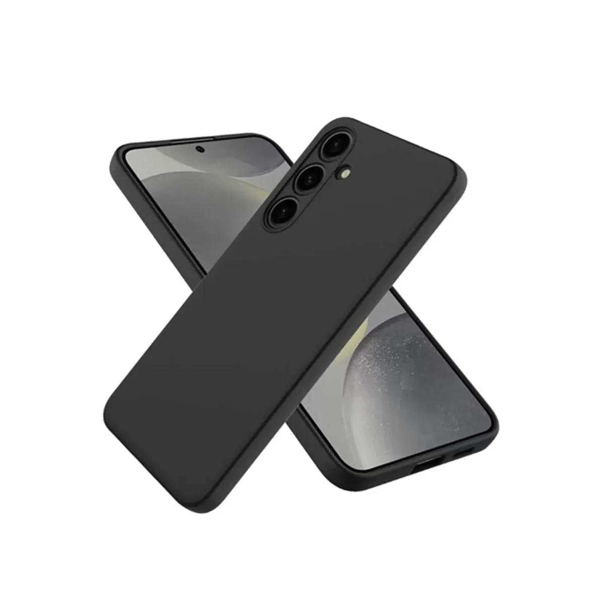 Newface Samsung Galaxy A56 Kılıf Nano içi Kadife Silikon - Siyah