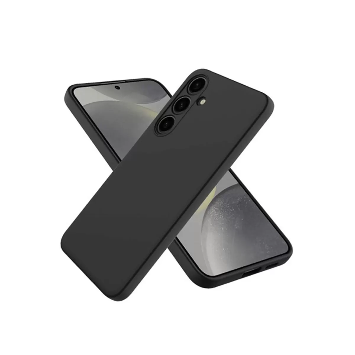 Newface Samsung Galaxy A56 Kılıf Nano içi Kadife Silikon - Siyah