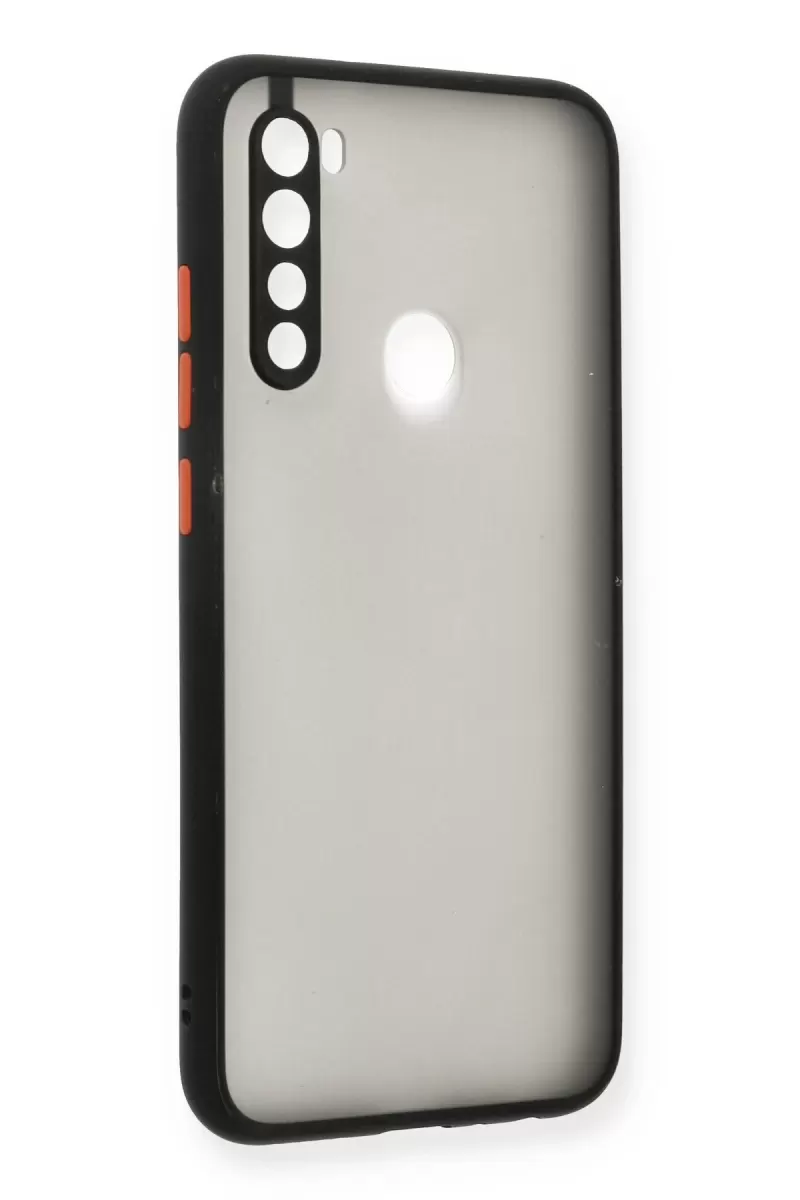 Newface Xiaomi Redmi Note 8 Kılıf Montreal Silikon Kapak - Siyah