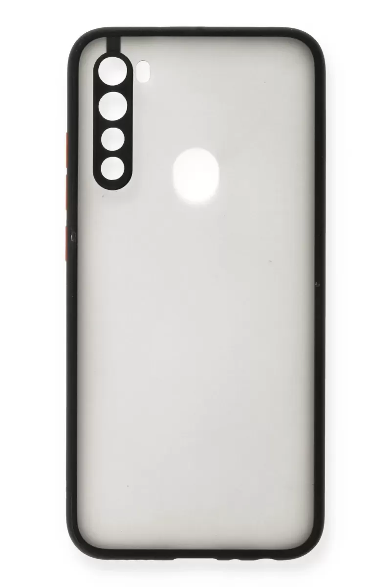 Newface Xiaomi Redmi Note 8 Kılıf Montreal Silikon Kapak - Siyah