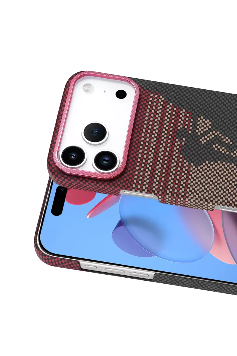 Newface Apple iPhone 17 Pro Max Vega Magsafe Kapak - Kırmızı