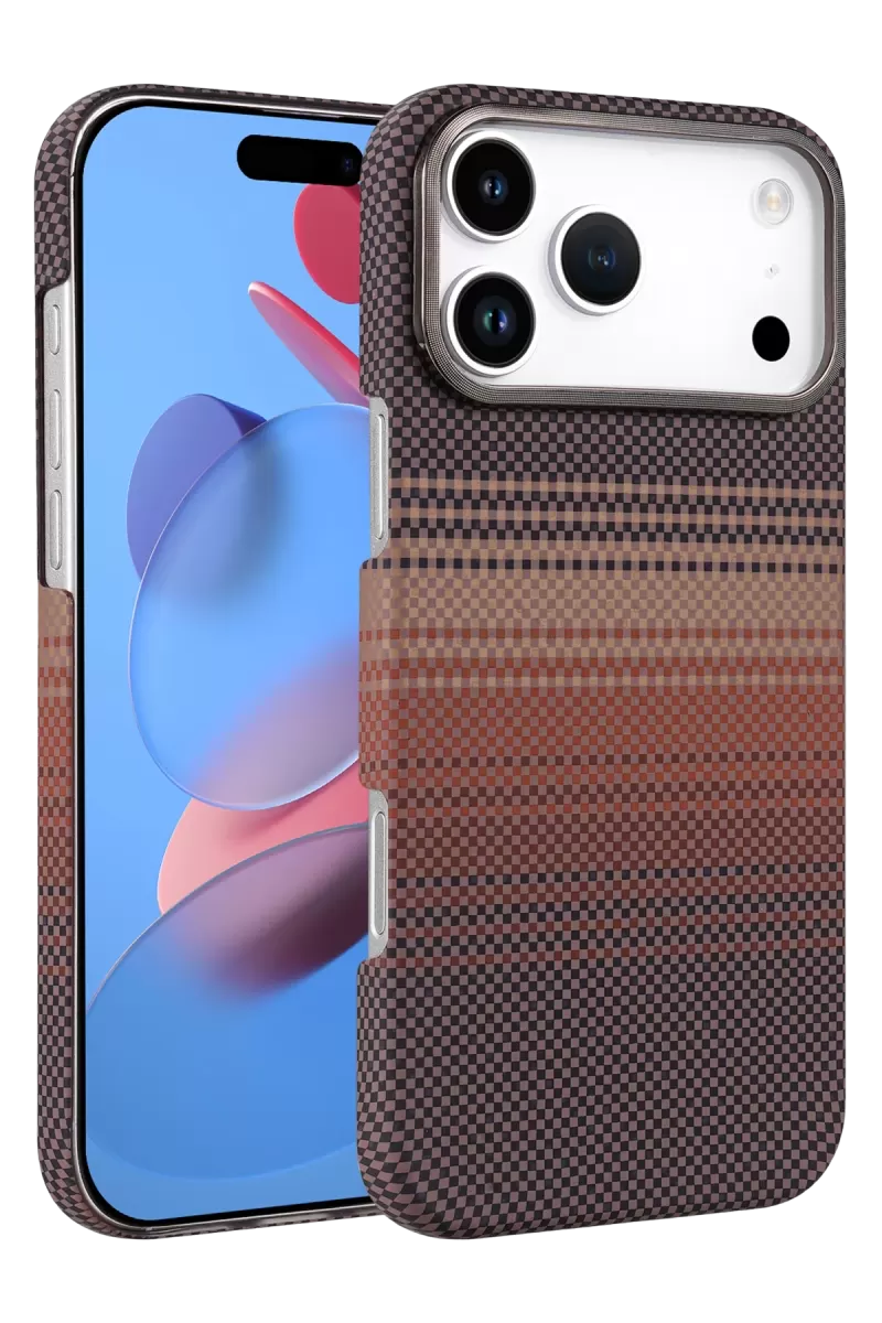 Newface Apple iPhone 17 Pro Max Vega Magsafe Kapak - Çöl Titanyum