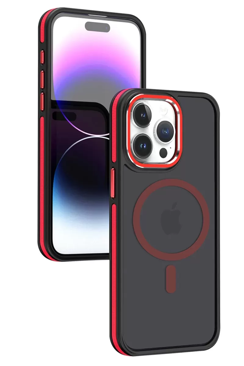 Joko Apple iPhone 15 Pro Max Winner Magsafe Kapak - Kırmızı