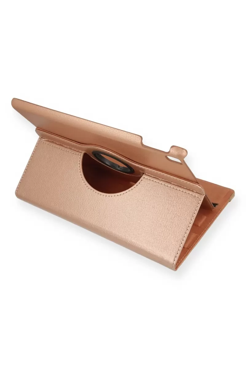 Newface Apple iPad 10.2 (7.nesil) Kılıf 360 Tablet Deri Kılıf - Rose Gold