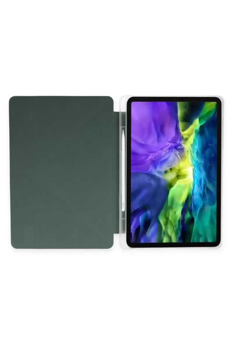 Newface Xiaomi Mi Pad 5 11 Kılıf Kalemlikli Mars Tablet Kılıfı - Koyu Yeşil