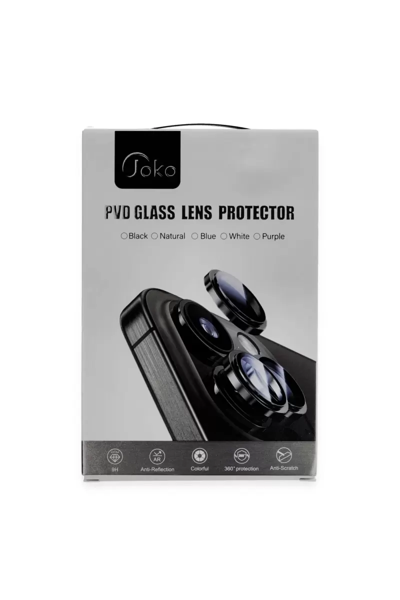 Joko Apple iPhone 16 PVD Metal Kamera Lens - Gümüş