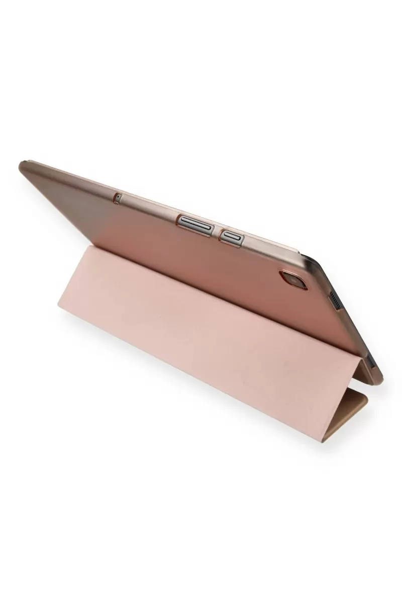Newface Samsung Galaxy P610 Tab S6 Lite 10.4 Kılıf Tablet Smart Kılıf - Rose Gold