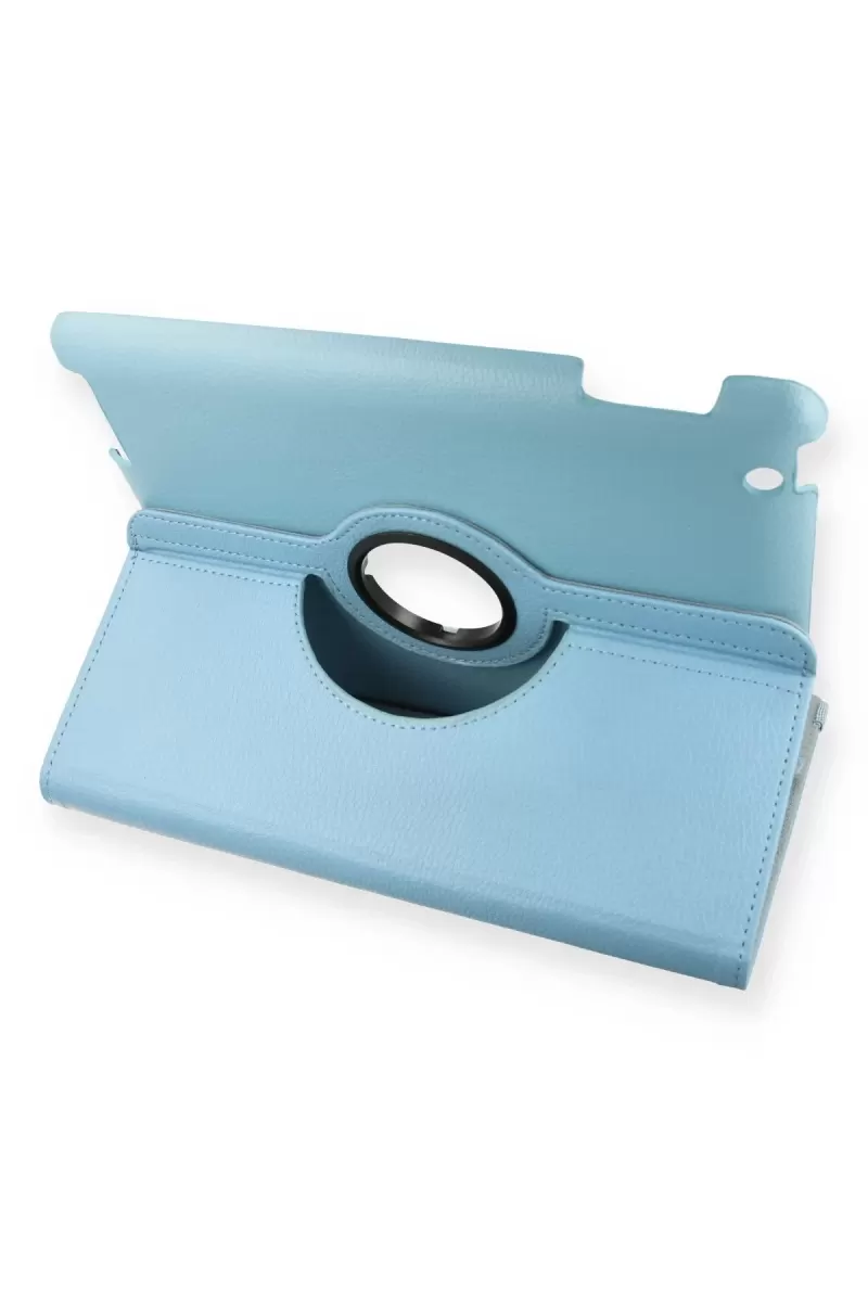 Newface Apple iPad 4 9.7 Kılıf 360 Tablet Deri Kılıf - Turkuaz