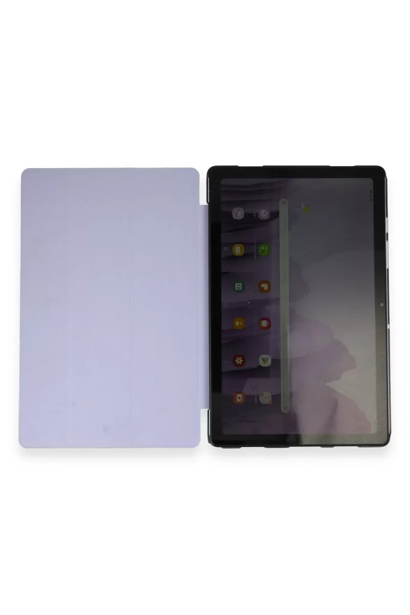 Newface Samsung Galaxy T220 Tab A7 Lite 8.7 Kılıf Tablet Smart Kılıf - Lila