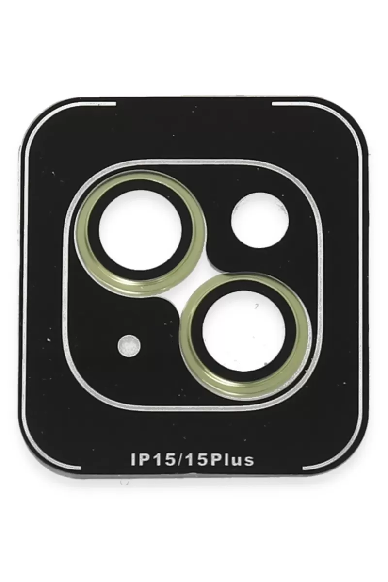 Joko Apple iPhone 15 PVD Metal Kamera Lens - Sarı