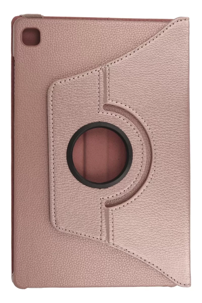 Newface Samsung Galaxy P610 Tab S6 Lite 10.4 Kılıf 360 Tablet Deri Kılıf - Rose Gold