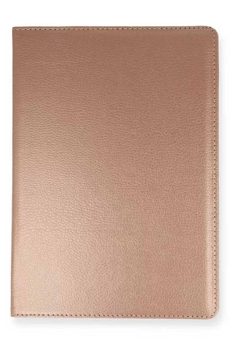 Newface Samsung Galaxy P610 Tab S6 Lite 10.4 Kılıf 360 Tablet Deri Kılıf - Rose Gold