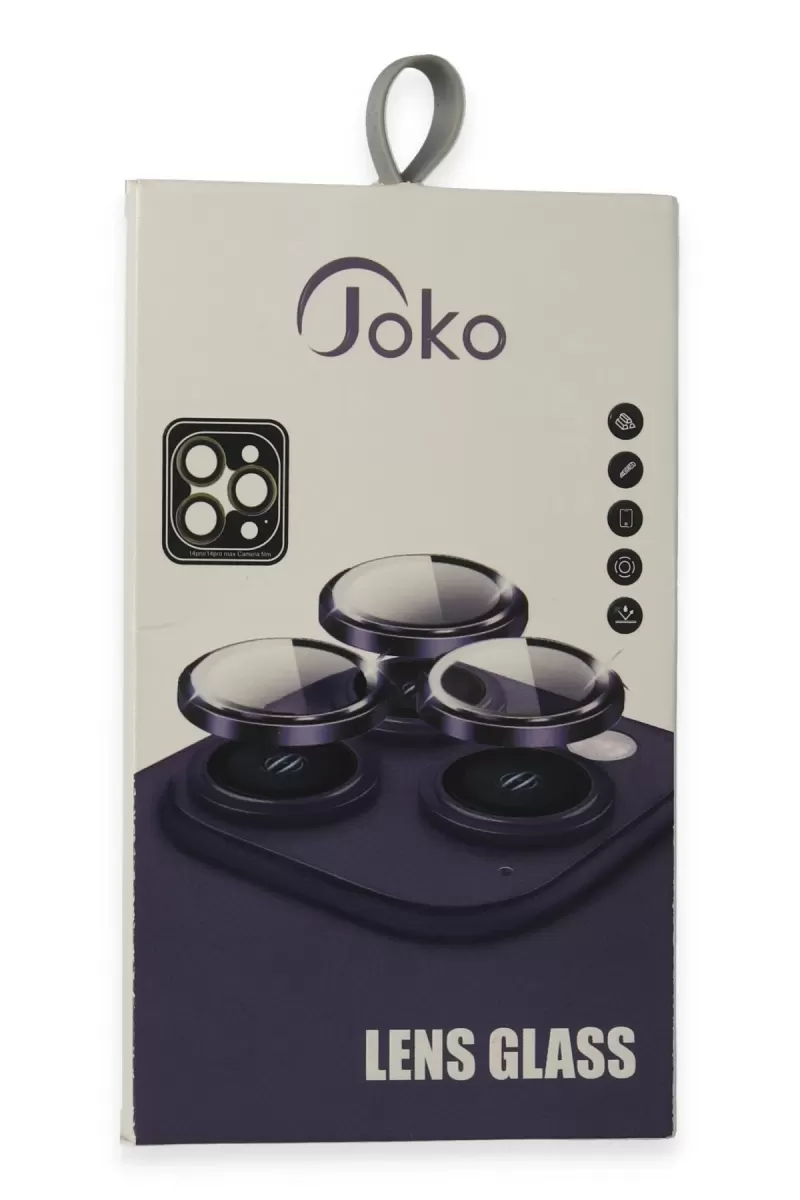 Joko Apple iPhone 15 PVD Metal Kamera Lens - Pembe