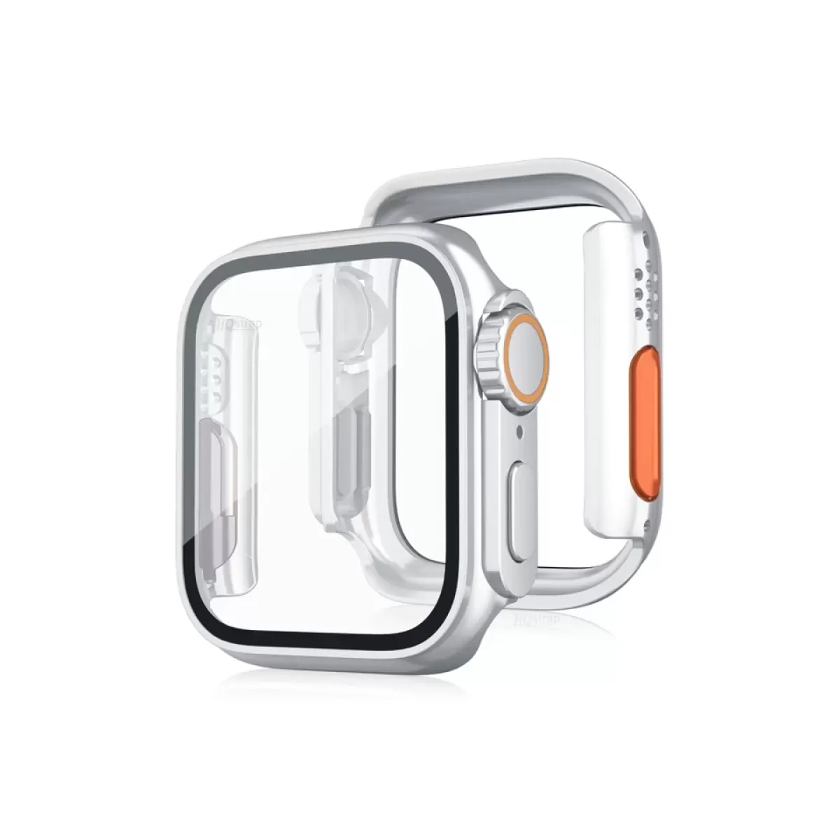 Newface Apple Watch 40mm Watch 49mm Kasa Dönüştürücü ve Ekran Koruyucu - Çöl Titanyum