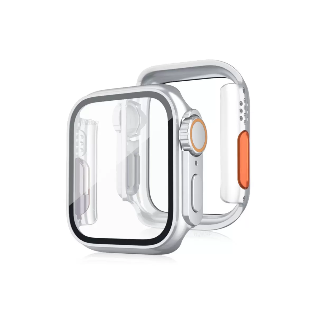 Newface Apple Watch 40mm Watch 49mm Kasa Dönüştürücü ve Ekran Koruyucu - Çöl Titanyum