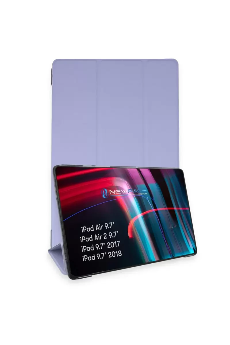 Newface Apple iPad 5 Air 9.7 Kılıf Tablet Smart Kılıf - Lila