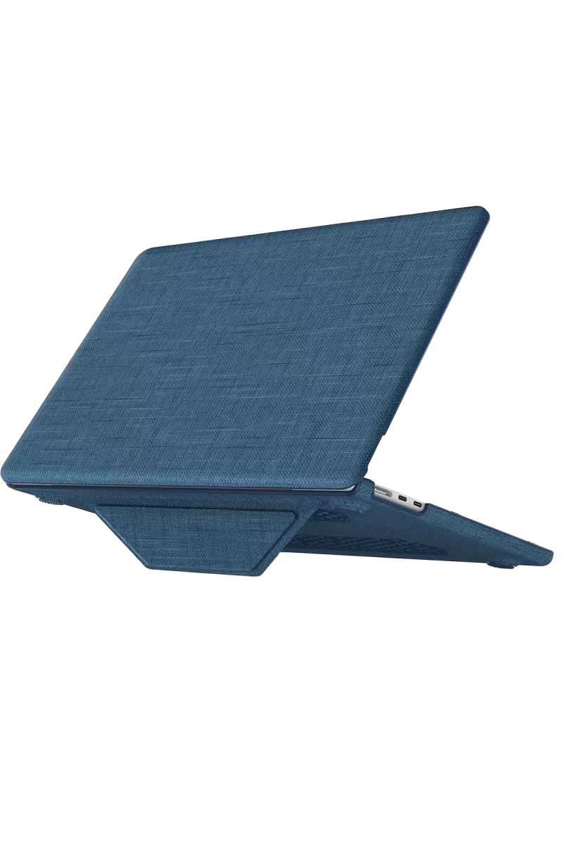 Newface Apple Macbook Air 15 2023 Macbook Kumaş Kapak - Lacivert