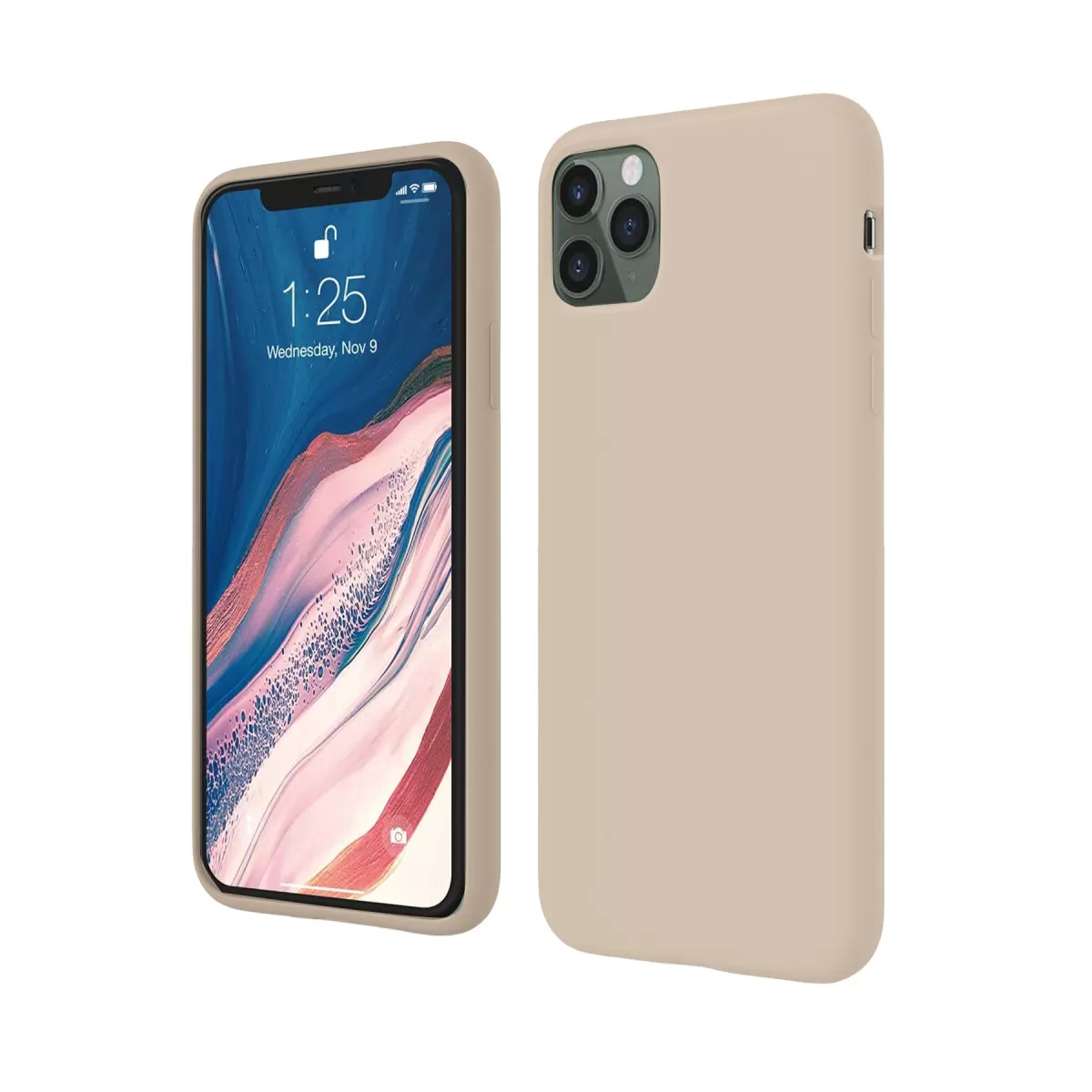 Newface Apple iPhone 11 Pro Kılıf First Silikon - Krem