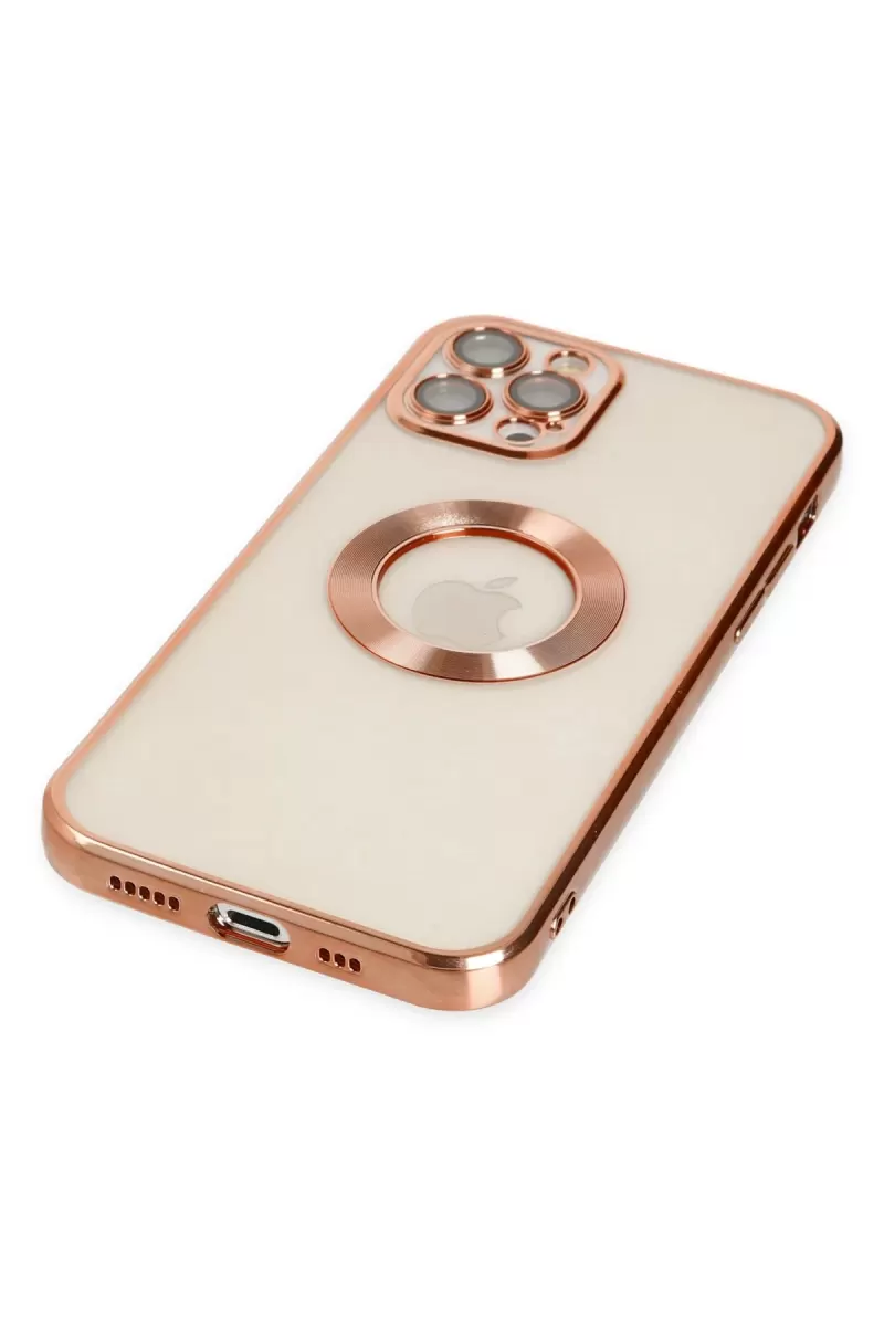 Newface Apple iPhone 11 Pro Max Kılıf Slot Silikon - Rose Gold