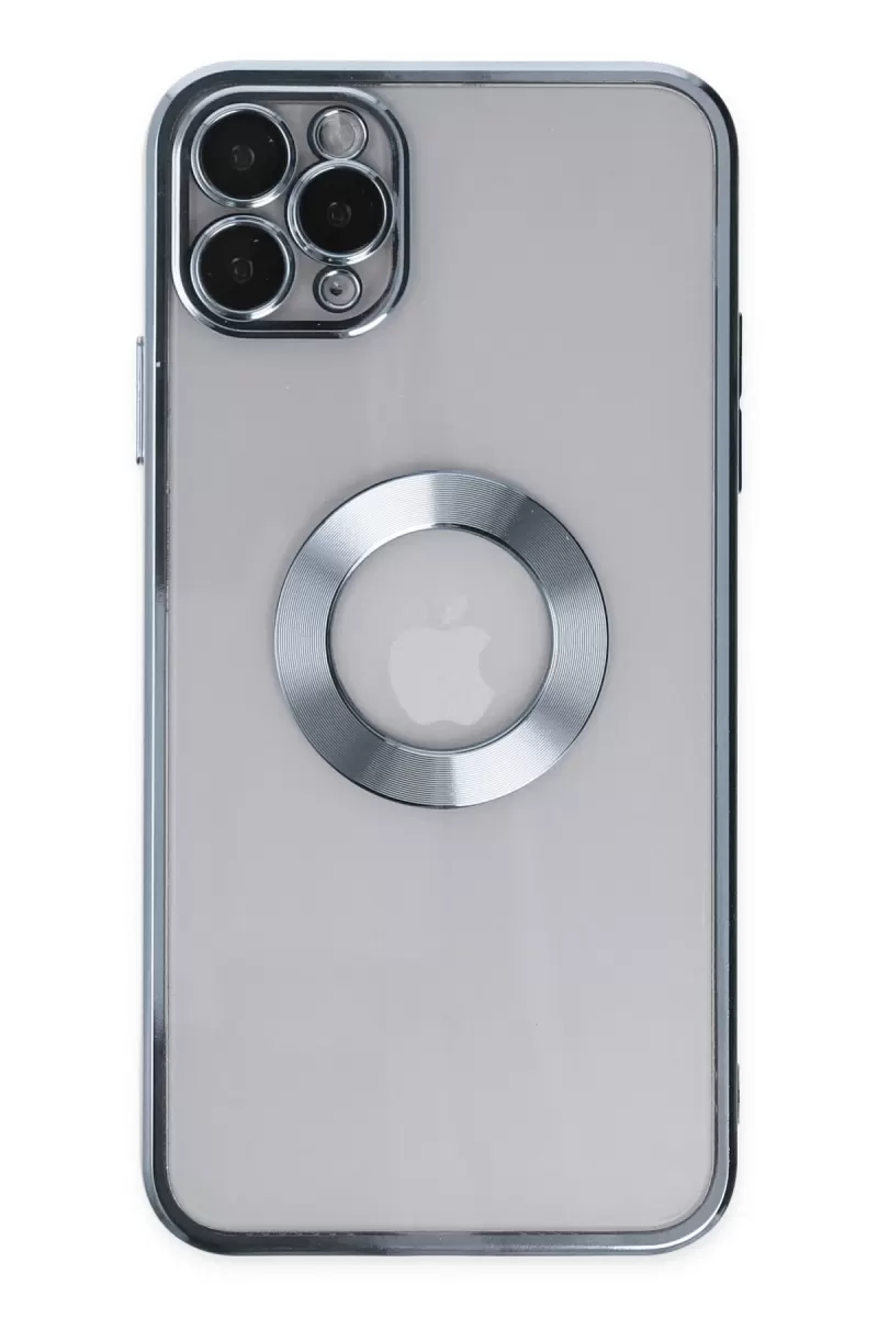 Newface Apple iPhone 11 Pro Max Kılıf Slot Silikon - Sierra Blue
