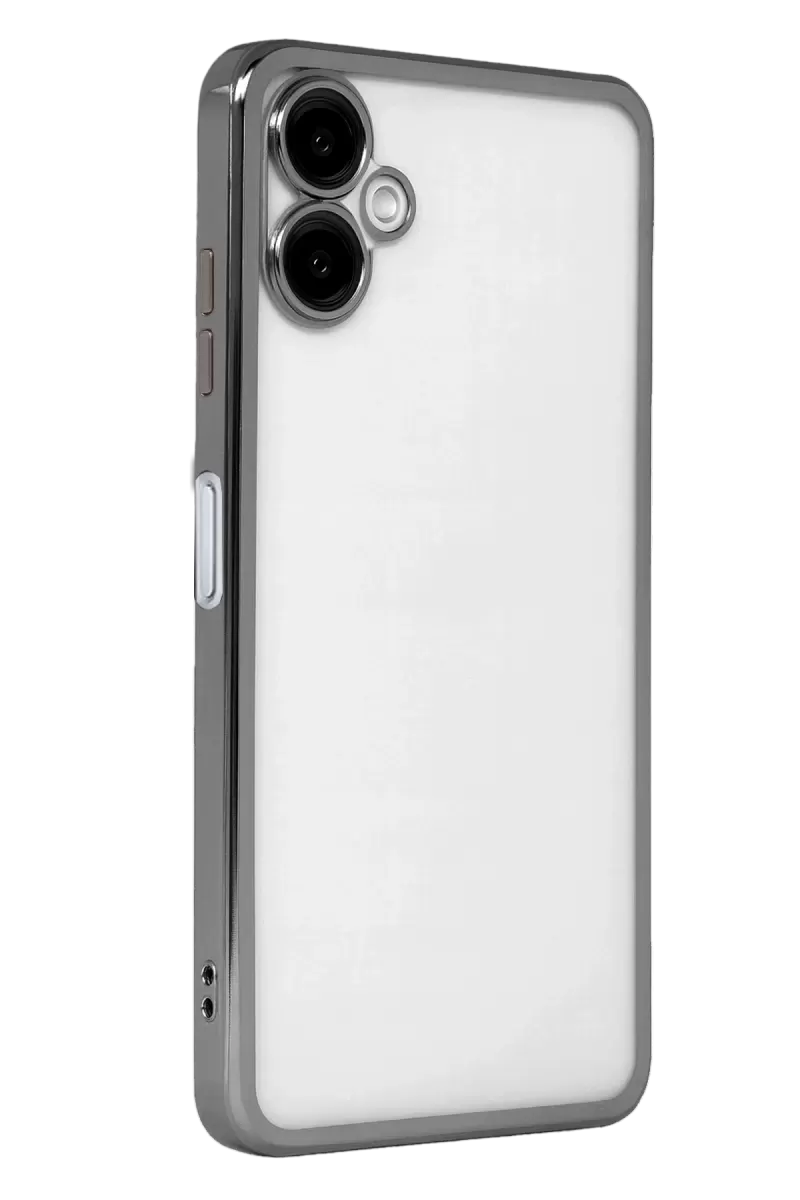 Newface Samsung Galaxy A07 4G Razer Lensli Silikon - Titan Gri